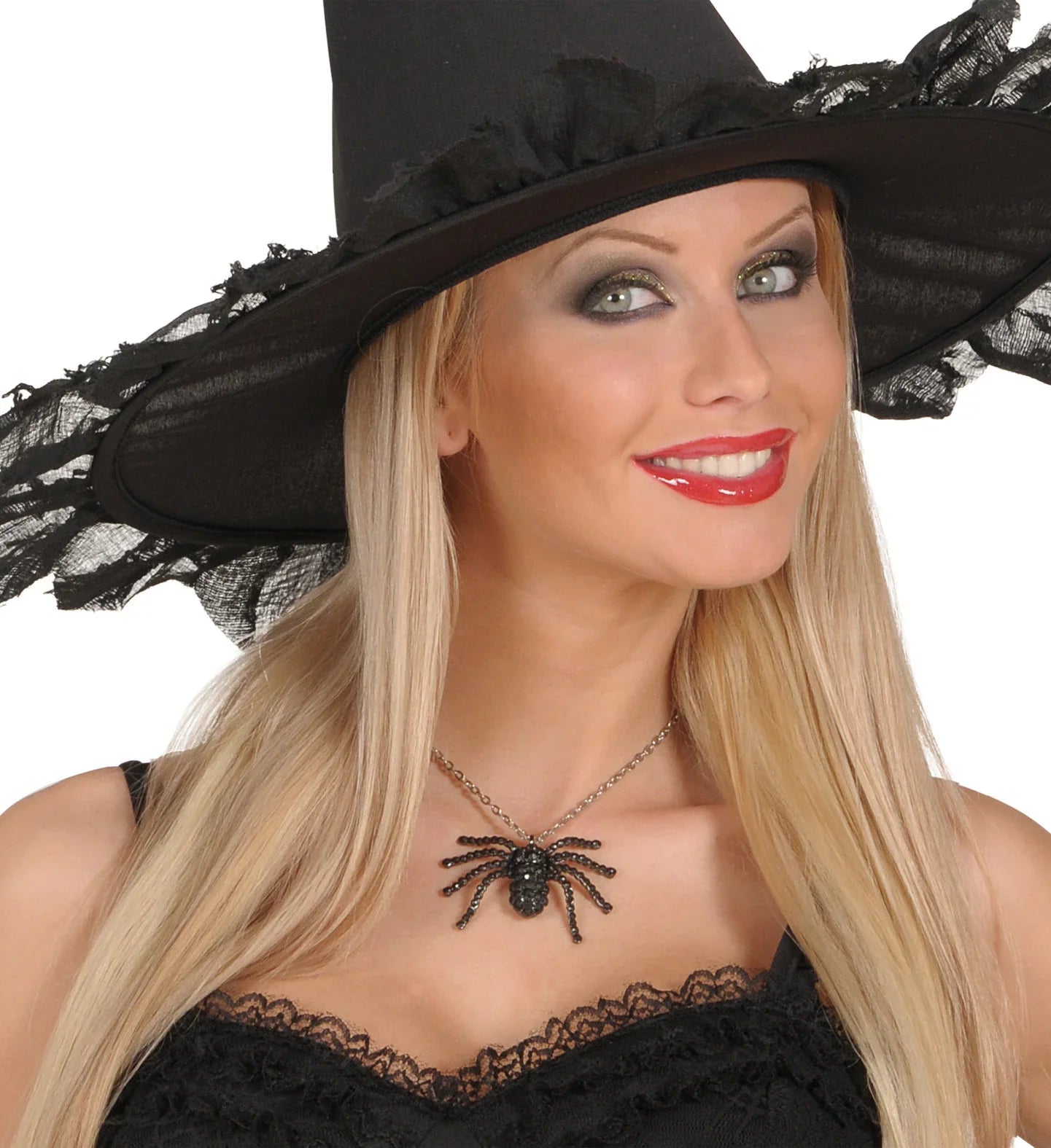 Collar con Araña con Pedrería Negra COMPLEMENTOS Widmann